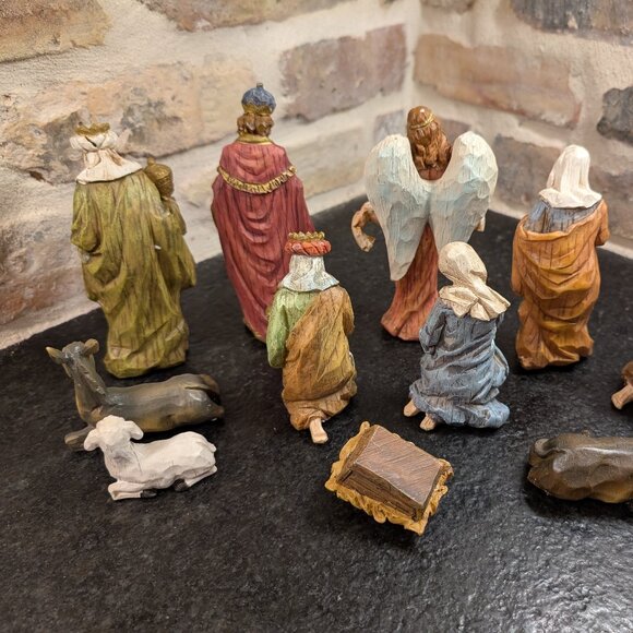 THE PROMISE OF CHRISTMAS ROBERT STANLEY Nativity Scene 11 piece from 2011 - Picture 11 of 14